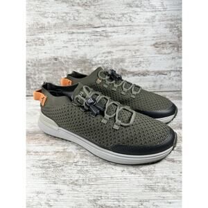 Men's True Linkswear Lux Sport Olive Green Spikeless Golf Shoes Sz 9 EUC!